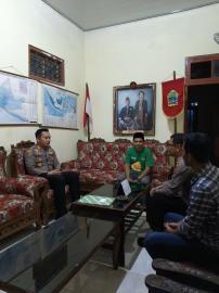 KUNJUNGAN KAPOLRES GUNUNGKIDUL DI KALURAHAN WUNUNG